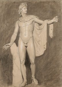 Gipsafgietsel van de Apollo Belvedere door Moseley Danforth