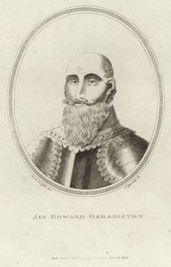 Portret van Sir Edward Osbadiston door Moses Griffith