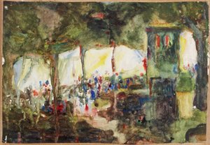 De Kermis door Moses J. Adams