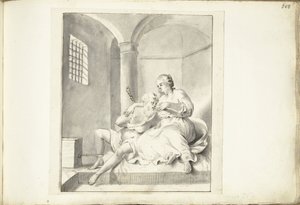 Cimon en Pero (Caritas Romana) door Moses Ter Borch