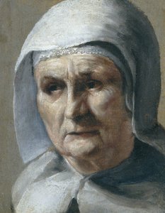 Oude Vrouw door Moses Ter Borch