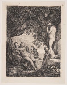 Diana en Callisto door Moses van Uyttenbroeck