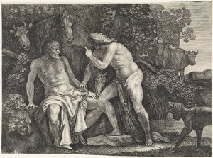 Mercurius beschuldigt Battus