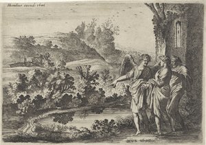 Tobias, Tobit en de engel door Moyses van Wtenbrouck