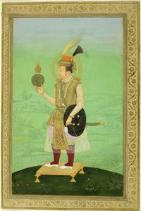 Portret van Keizer Jahangir, c.1800 door Mughal School