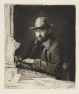 Portret van de kunstenaar met een hoed, nr. 2