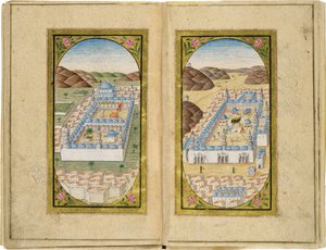 Al-Masjid al-Nabawi en Masjid al-Haram, 1783 door Mustafa Halimi
