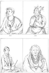 Potowatomies en Kaskasias, 1841
