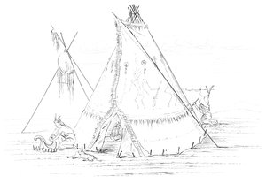 Teepee, 1841 door Myers and Co