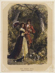 De drie honden door Myles Birket (after) Foster