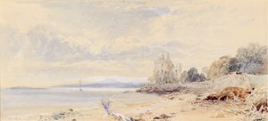 Barnbogle Castle, Firth of Forth door Myles Birket Foster