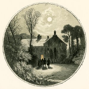Kerstminstrelen door Myles Birket Foster