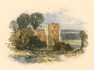 Kerk door Myles Birket Foster