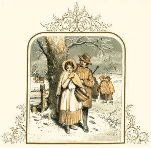 Liefde in de sneeuw door Myles Birket Foster