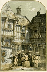 Mummers Play/Mumming door Myles Birket Foster