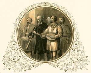 Muziek met Kerstmis door Myles Birket Foster
