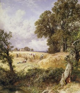 De maaiers door Myles Birket Foster