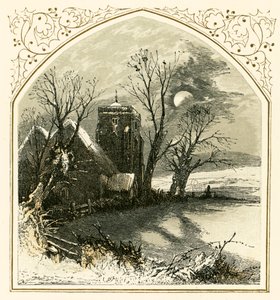 De dood van het oude jaar door Myles Birket Foster