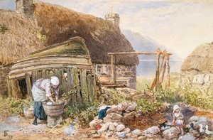 Wasdag in Balmarcara door Myles Birket Foster
