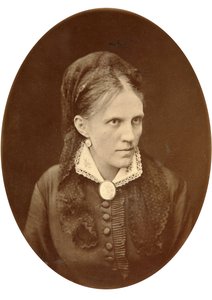 Anna Dostyevskaya, vrouw van de Russische auteur Fjodor Dostojevski door N.A. Lorenkovich