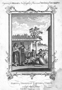 Gewoonten van Dagestan Tartaren van Tarcu, aan de grenzen van Perzië, 1780