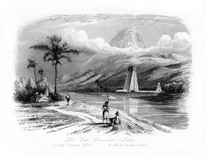 Kaap Comorin, India, ca. 1840 door N. Remond