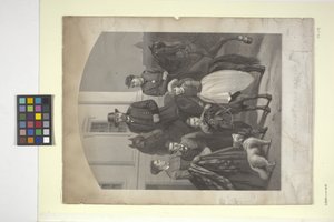Generaal Grant En Zijn Familie door N. and Ives J.M. (1824 95) Currier