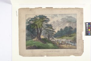 De ceders van Libanon door N. and Ives J.M. (1824 95) Currier