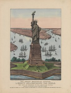 Het Grote Bartholdi Standbeeld – Vrijheid Verlicht de Wereld