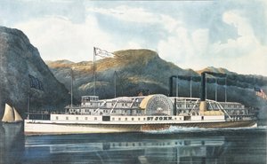 De Hudson River Stoomboot 