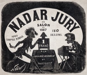Album Nadar jury op de salon van 1857 door Nadar