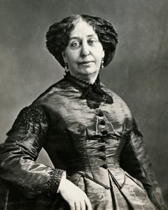 George Sand, pseudoniem van Amantine-Lucile-Aurore Dupin door Nadar