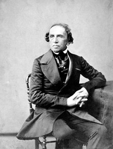 Duitse componist Giacomo Meyerbeer gefotografeerd door Nadar