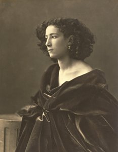 Sarah Bernhardt (1844-1924) Franse actrice, foto door Gaspard-Felix Tournachon aka Nadar door Nadar