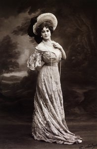 Lola Montez, artiestennaam van de danseres Eliza Rosanna Gilbert, foto door Nadar