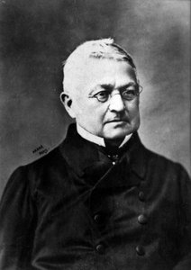 Portret van Adolphe Thiers (1797-1877), president van de Franse Republiek, eind 19e eeuw (foto) door Nadar
