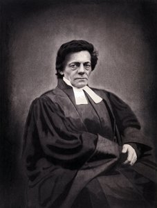 Portret van Alphonse Monod, predikant van Zwitserse afkomst (1802-1856)