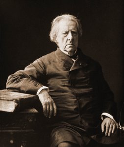 Portret van Baron Taylor, filantroop 1789-1879 (foto) door Nadar