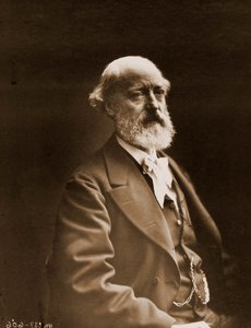 Portret van Eugene Viollet-le-Duc, architect en aquarellist door Nadar