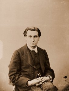 Portret van François Coppée, dichter 1842-1908 (foto)