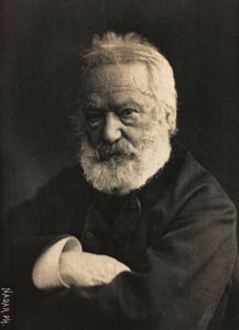 Portret van de Franse romanschrijver Victor Hugo