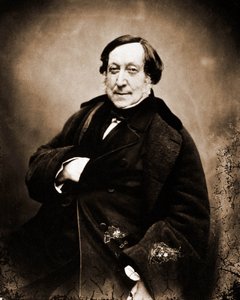 Portret van Gioachino Rossini, componist