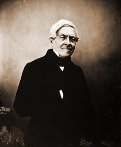 Portret van Jules Michelet, historicus 1798-1874 (foto) door Nadar