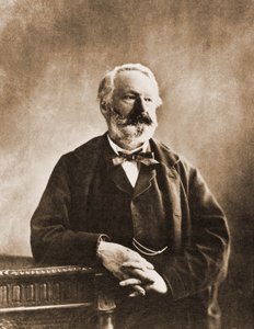 Portret van Victor Hugo, dichter en schrijver 1802-1855 (foto) door Nadar