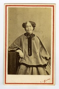 Portret van schrijver George Sand (1804-1876)