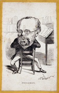 Portretten-karikaturen door Pierre-Joseph Proudhon