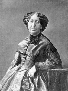 schrijver George Sand (1804-1876) ca. 1860, foto door Nadar door Nadar