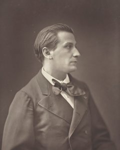 François Coppée Franse dichter en romanschrijver, 1842-1908, ca. 1876 door Nadar