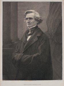 Hector Berlioz (1803-69) gegraveerd door Metzmacher