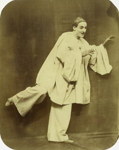 Pierrot rennend door Nadar